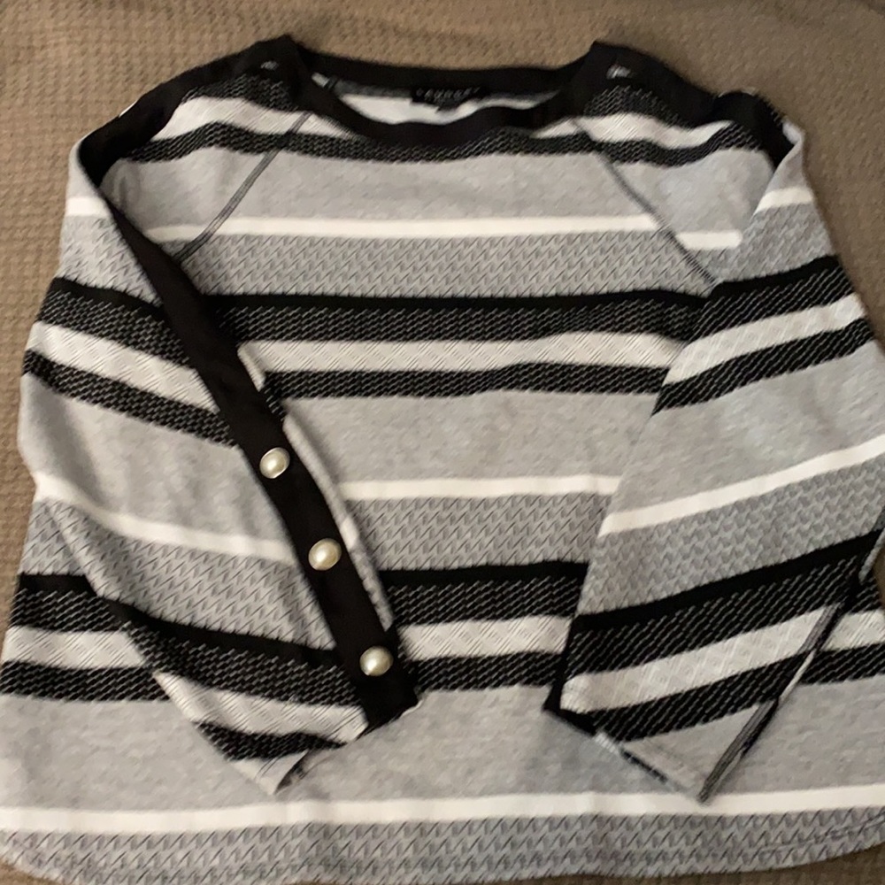 LAUNDRY By Shelli Segal Size Small top with Pearl